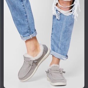 Hey Dude Gray Women's Slippers